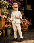 Premium Ivory Embroidered Waistcoat Ensemble