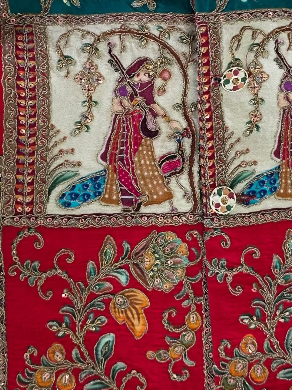 Heritage Multicolor Printed Kurta Dhoti Set