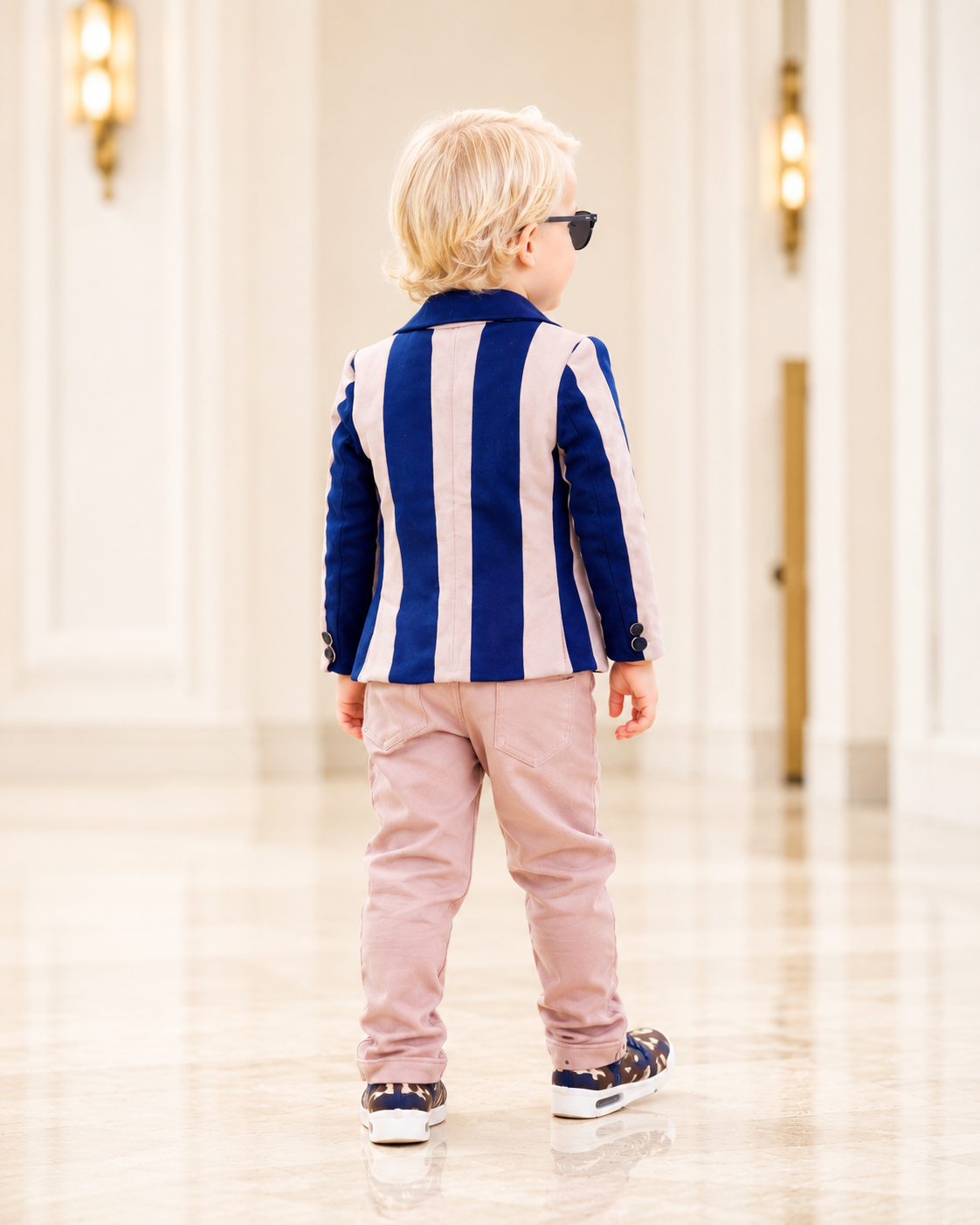 Mintu Kidswear Navy Luxe Blazer Set