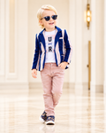 Mintu Kidswear Navy Luxe Blazer Set