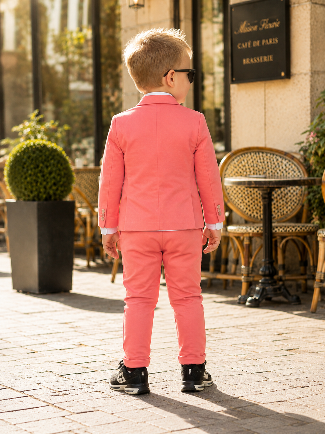 Mintu Kidswear Pink Embroidered Party Set